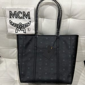 MCM BLACK TOTE